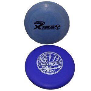 Discraft X Nuke Distance Driver Golf Disc & Challenger Lot of 2